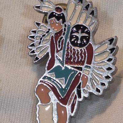 Sale Photo Thumbnail #1235: native American lapel pins