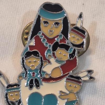 Sale Photo Thumbnail #1236: native American lapel pins