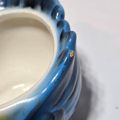 Vintage classic George Lefton Blue Bird - Kitsch Creamer & Sugar Bowl w/Lid - Classic MCM #290 (1 set of 2)