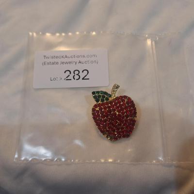 Sale Photo Thumbnail #1267: apple brooch