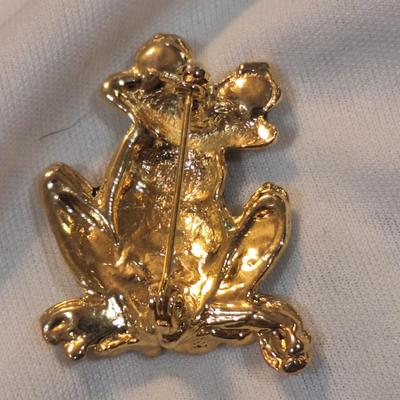 Sale Photo Thumbnail #1282: frog brooch