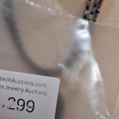 Sale Photo Thumbnail #1340: Necklace with teardrop pendant