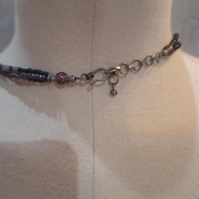 Sale Photo Thumbnail #1339: Necklace with teardrop pendant