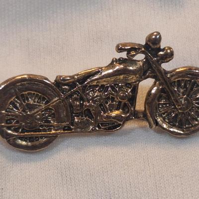 Sale Photo Thumbnail #1368: motorcycle brooch