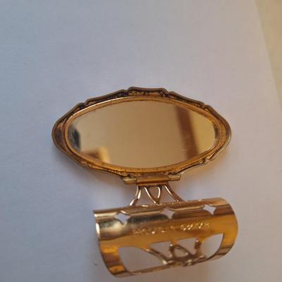 Sale Photo Thumbnail #1373: Stratton Lipstick holder with attached mirror compact
