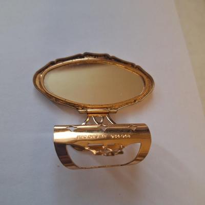 Sale Photo Thumbnail #1372: Stratton Lipstick holder with attached mirror compact
