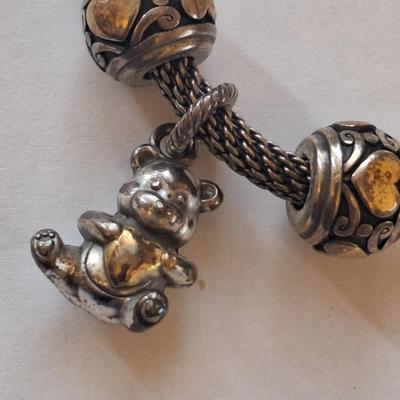 Sale Photo Thumbnail #1386: Bracelet with Bear charm