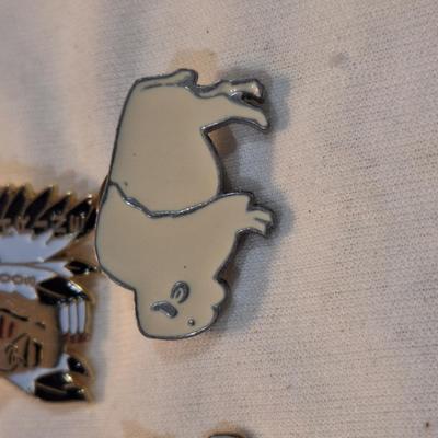 Sale Photo Thumbnail #1476: buffalo and Indian lapel pins