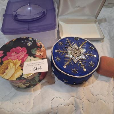 Sale Photo Thumbnail #1594: Misc trinket boxes