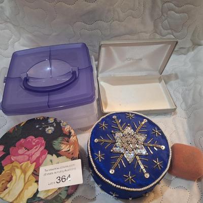 Sale Photo Thumbnail #1595: Misc trinket boxes