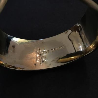 Lucky Brand gold tone mother of pearl