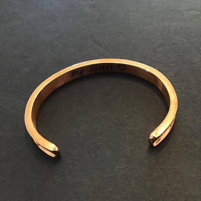 Big Sister cuff bracelet