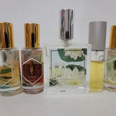 Assorted perfumes x 5