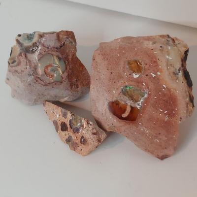 Vivianite w/ Mixed Rough Stones (GB-BBL)