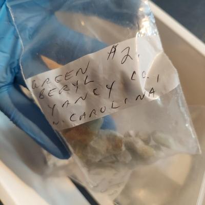 Vivianite w/ Mixed Rough Stones (GB-BBL)