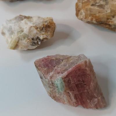 Vivianite w/ Mixed Rough Stones (GB-BBL)
