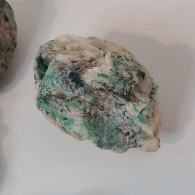 Vivianite w/ Mixed Rough Stones (GB-BBL)