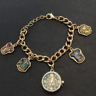Harry Potter Hogwarts charm watch bracelet