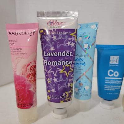 Assorted lotions x 8