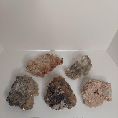 Fluorite, Dolomite & Dog Tooth Calcite (GB-BBL)