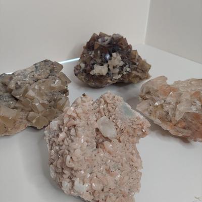 Fluorite, Dolomite & Dog Tooth Calcite (GB-BBL)
