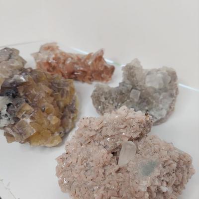 Fluorite, Dolomite & Dog Tooth Calcite (GB-BBL)