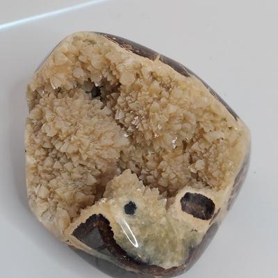 Polished Malachite, Jasper & Septarian Geode (GB-BBL)