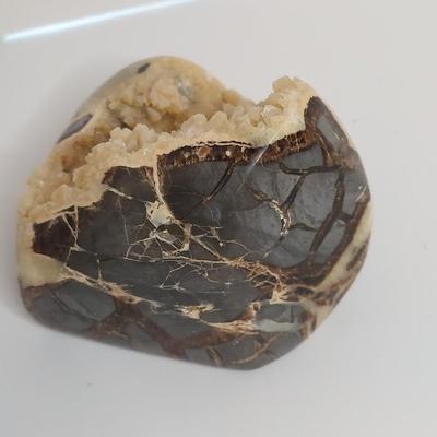 Polished Malachite, Jasper & Septarian Geode (GB-BBL)