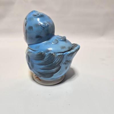 Vintage classic George Lefton Blue Bird - Kitsch Creamer & Sugar Bowl w/Lid - Classic MCM #290 (2 set of 2)