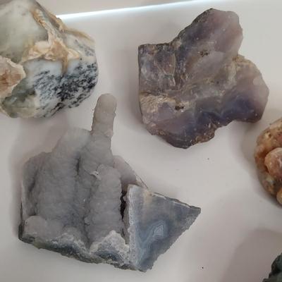 Aurichalcite w/ Smithsonite, Thompsonite & More (GB-BBL)