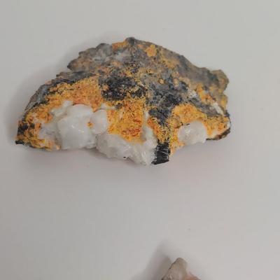 Aurichalcite w/ Smithsonite, Thompsonite & More (GB-BBL)