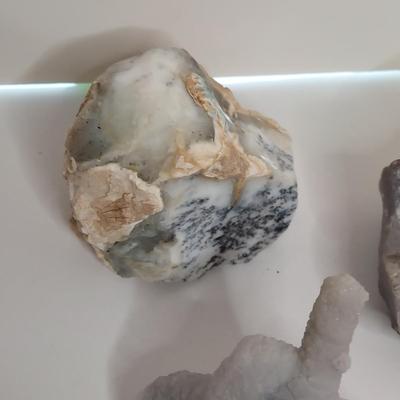 Aurichalcite w/ Smithsonite, Thompsonite & More (GB-BBL)