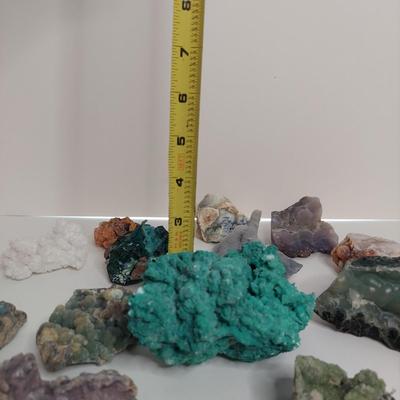 Aurichalcite w/ Smithsonite, Thompsonite & More (GB-BBL)