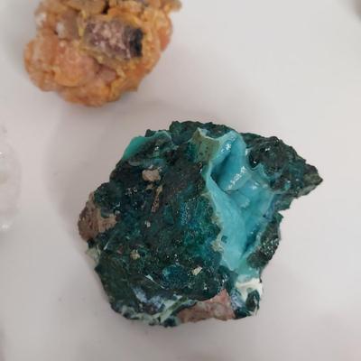 Aurichalcite w/ Smithsonite, Thompsonite & More (GB-BBL)
