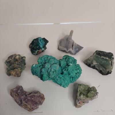 Aurichalcite w/ Smithsonite, Thompsonite & More (GB-BBL)