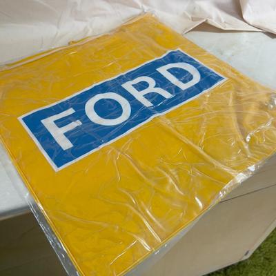 Couple of FORD Ads and a FORD Promotional Blow Up Pillow 