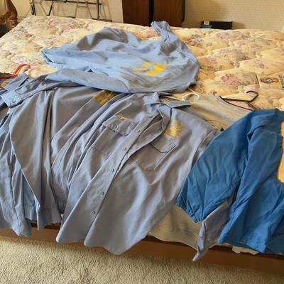 Lots (8) of "Salt Flats Racing Association Work Shirts" XXL  Long Sleeve 