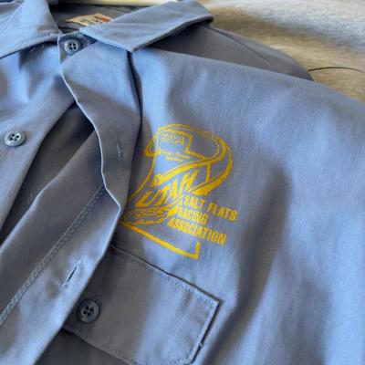 Lots (8) of "Salt Flats Racing Association Work Shirts" XXL  Long Sleeve 