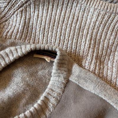 Lot 1 (9) Men's Sweaters Some Wool Some Acrylic 