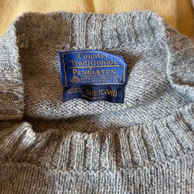 Lot 2 of Sweaters.(9) Men's Sweaters Some Wool Some Acrylic 