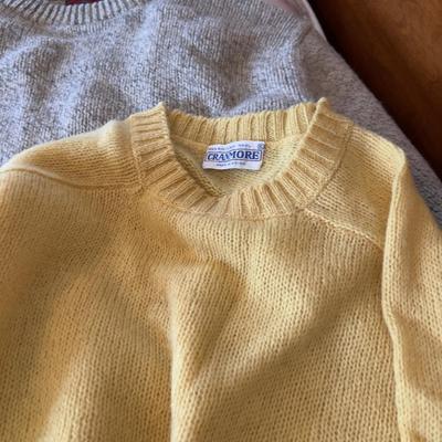 Lot 2 of Sweaters.(9) Men's Sweaters Some Wool Some Acrylic 