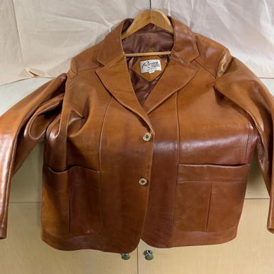 REMY Leather Sports Coat 44L 