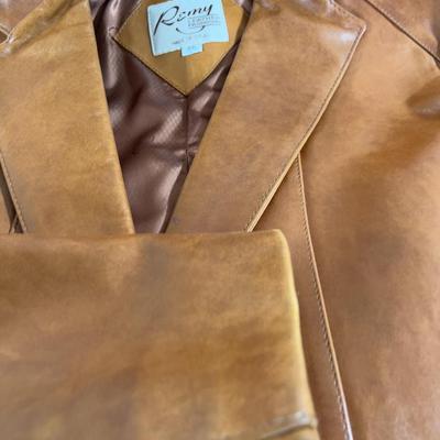 REMY Leather Sports Coat 44L 