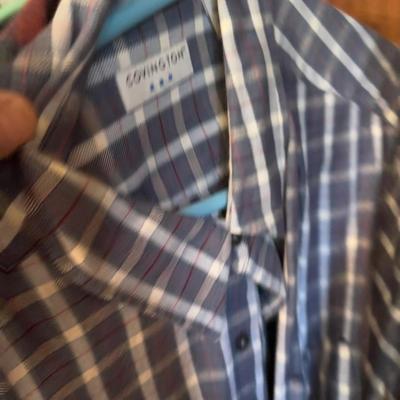 LOT 2 - 14 Men's Flannel and Denim Shirts 