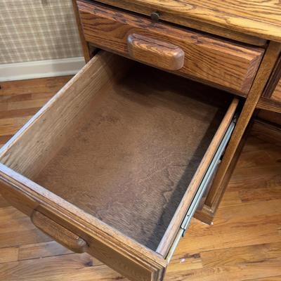 OAK Roll Top Desk LARGE