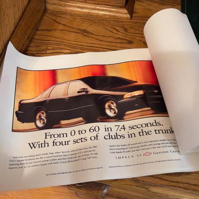 Super Lot of Automotive Posters 