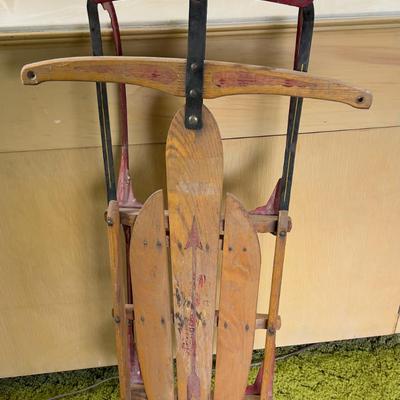 Flexible Flyer Vintage Sled 41" long