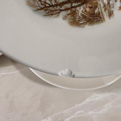 6 Currier & Ives Plates by Myrtle