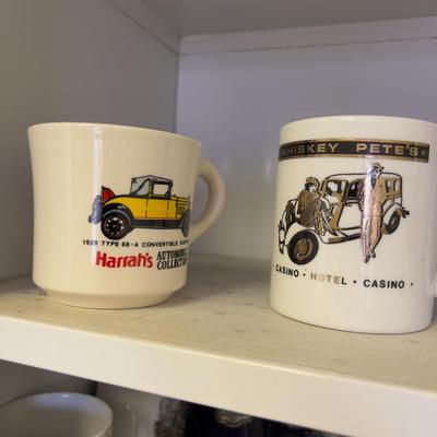 2 Shelves of Coffee Mugs 
