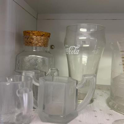 2 Shelves of CLEAN GLASS Ware